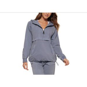 Calvin Klein Performance Womens XXL Garment Dyed Half Zip Hoodie Pullover